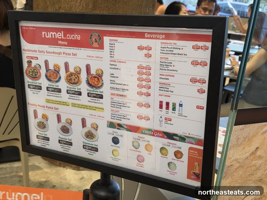 rumel...cucina Menu