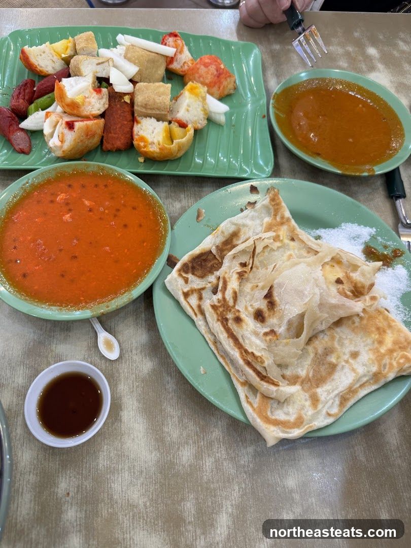 Roti Canai and Curry