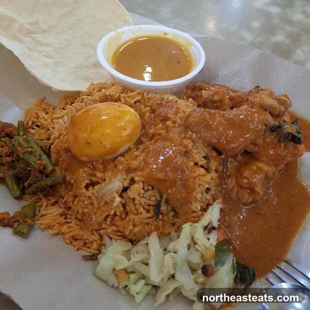 Chicken Curry Rice Plate