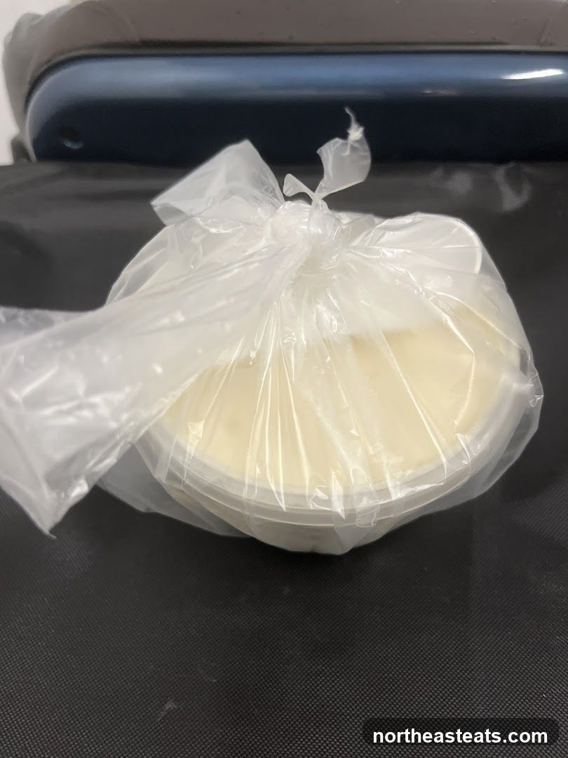 Food in a plastic bag