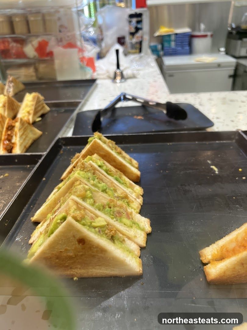 Sandwiches on Display