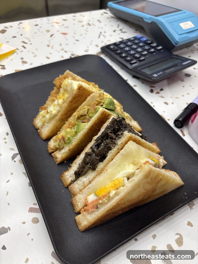 Sandwiches on a Plate