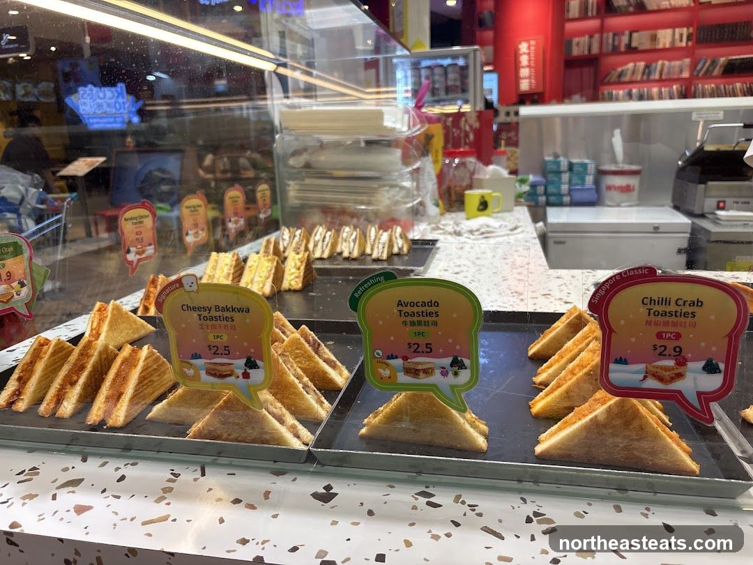 Assortment of Toasties