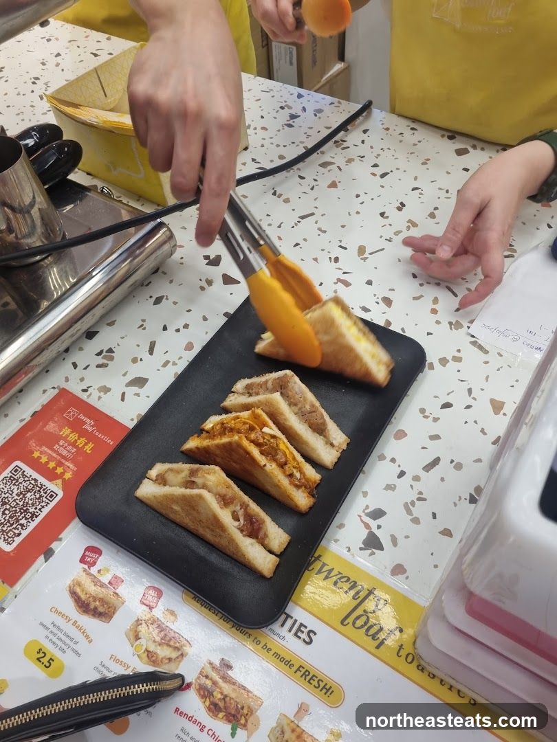 Twenty Loaf Toasties Menu