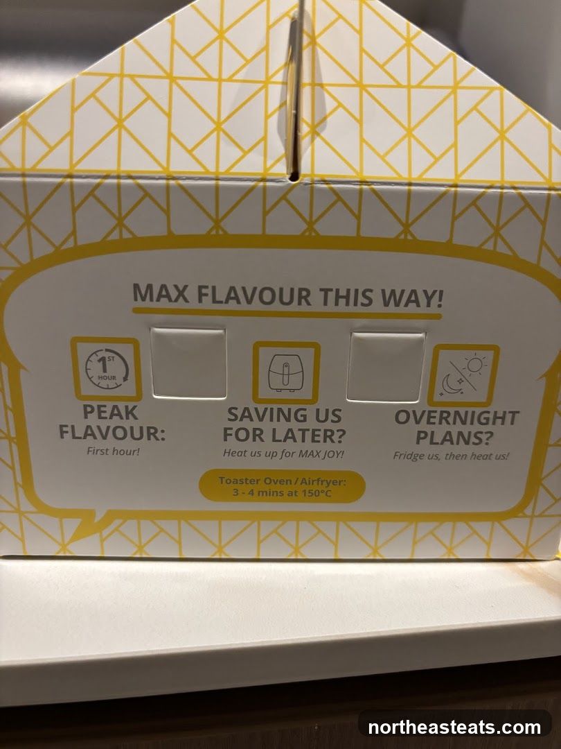 Food preparation instructions