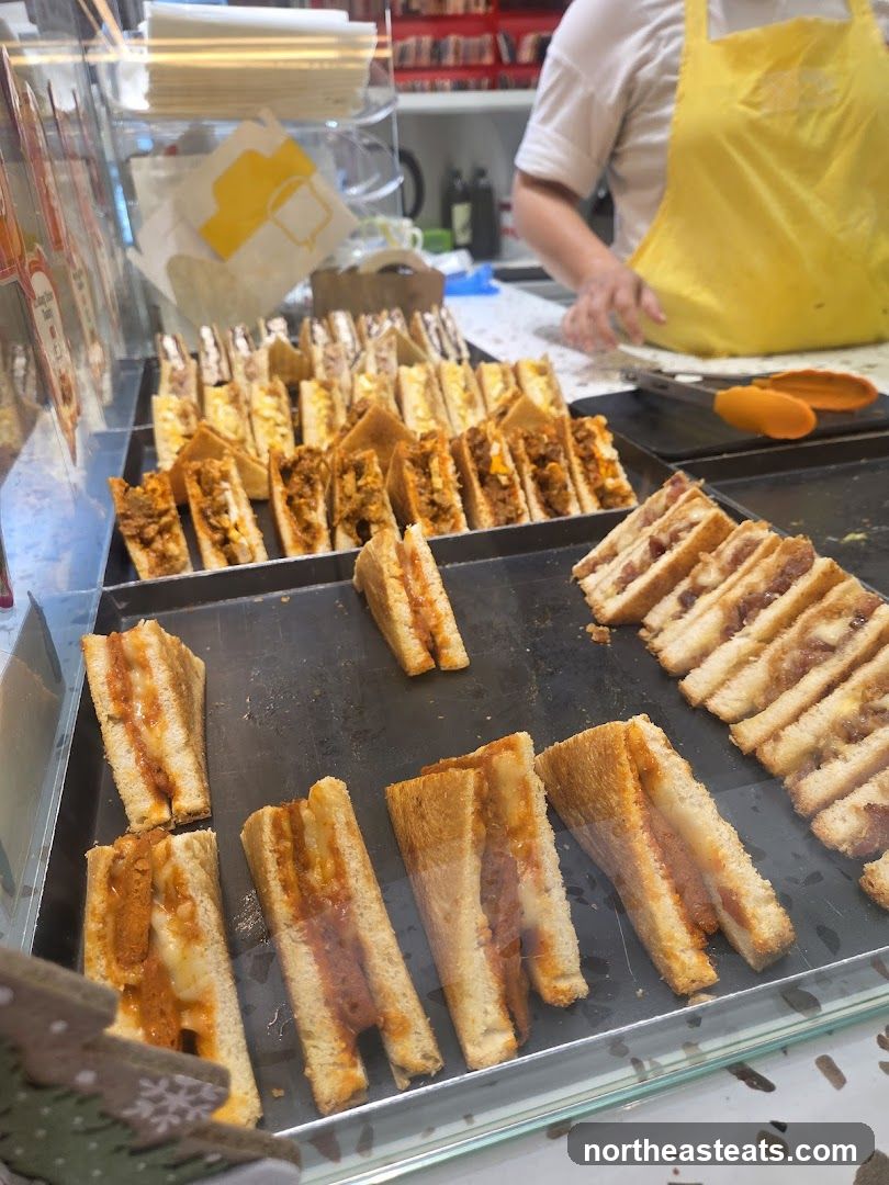 Sandwiches on Display