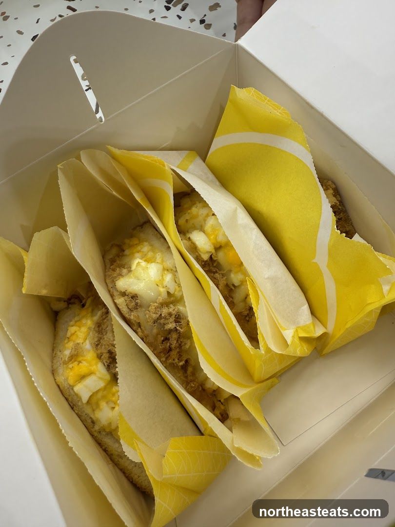 Sandwiches in a box
