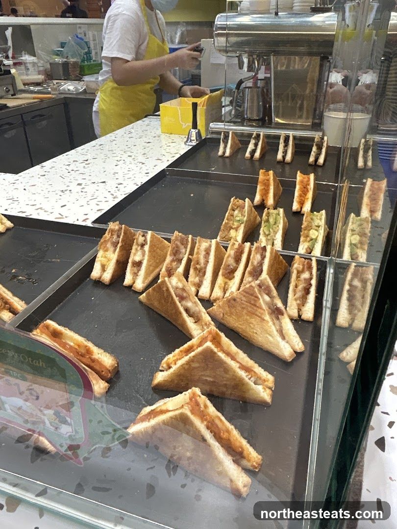 Sandwiches and Coffee Station