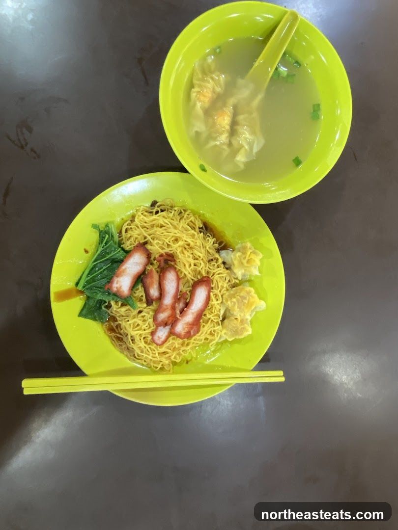 Noodles with Char Siu and Wontons