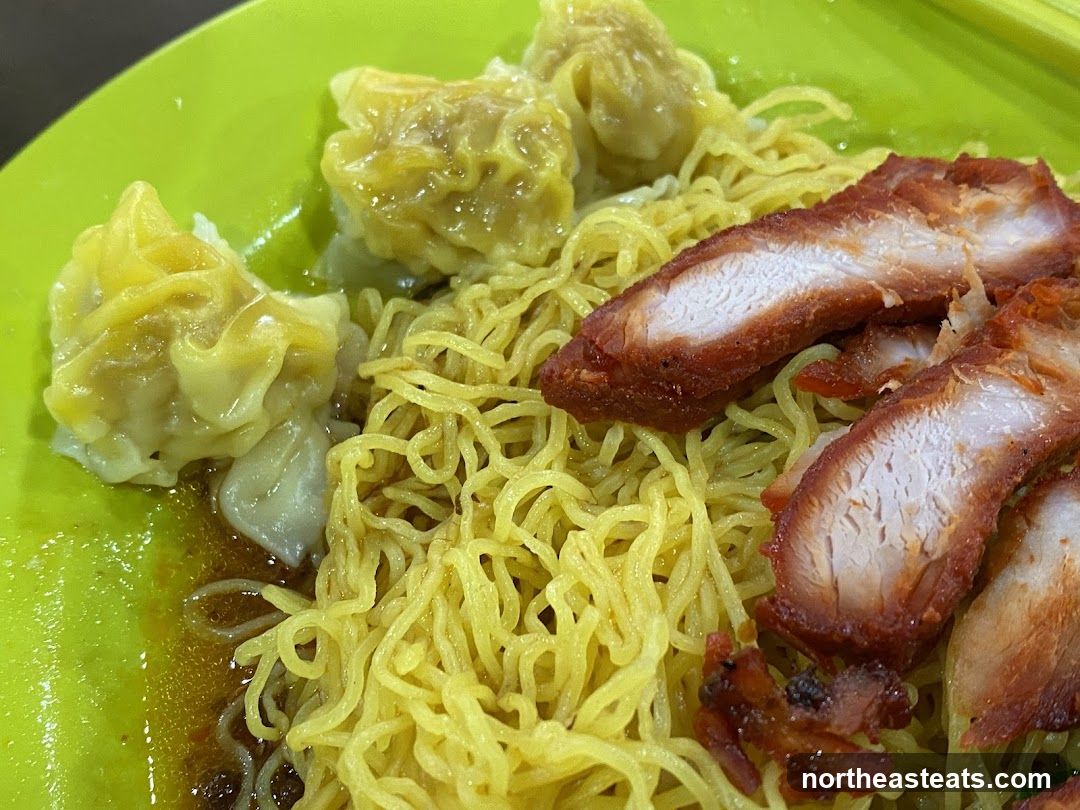 Noodles with Wontons and Char Siu
