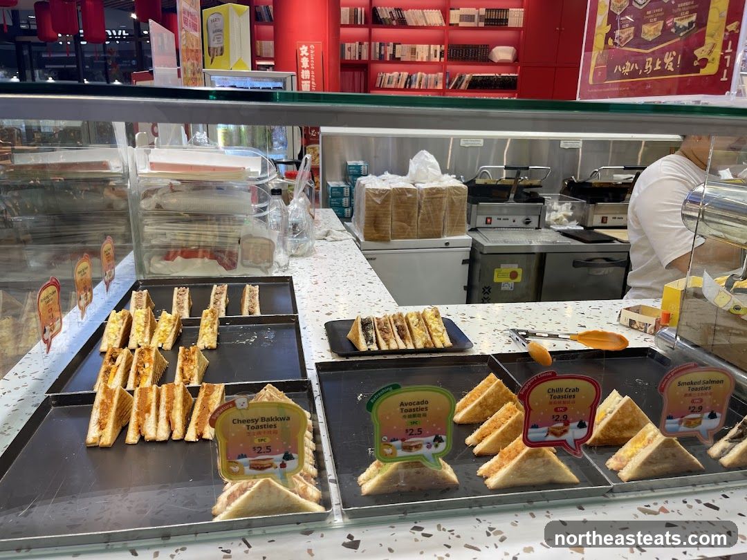 Sandwiches and Toasties Display