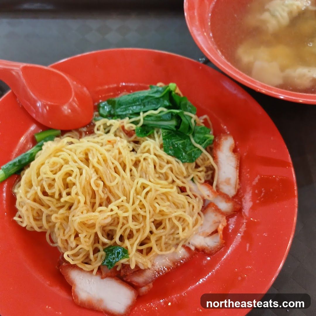 Noodles with Char Siu and Greens