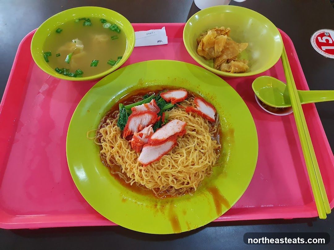 Noodles with Char Siu and Wonton Soup