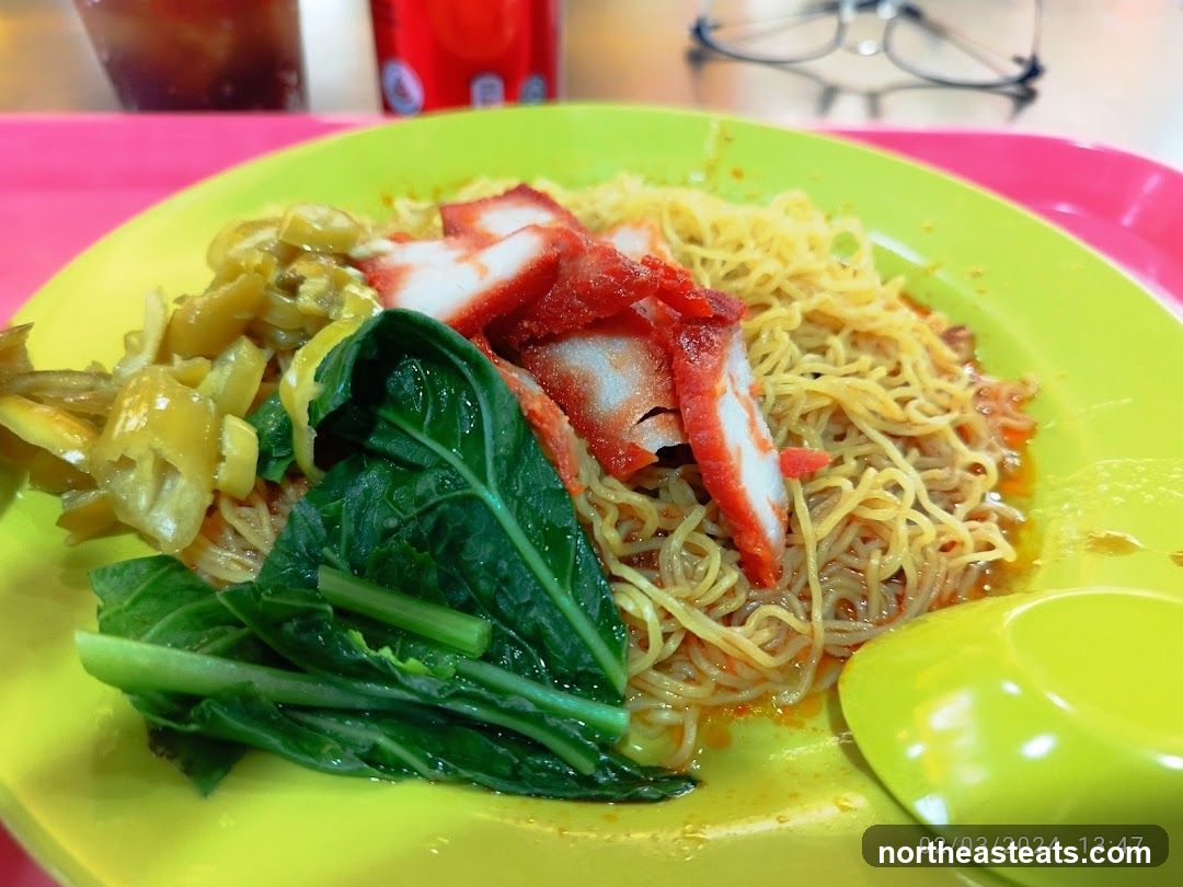 Noodles with Char Siu and Vegetables