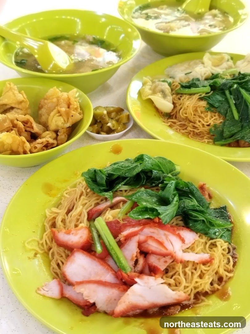 Noodles with Char Siu and Wontons