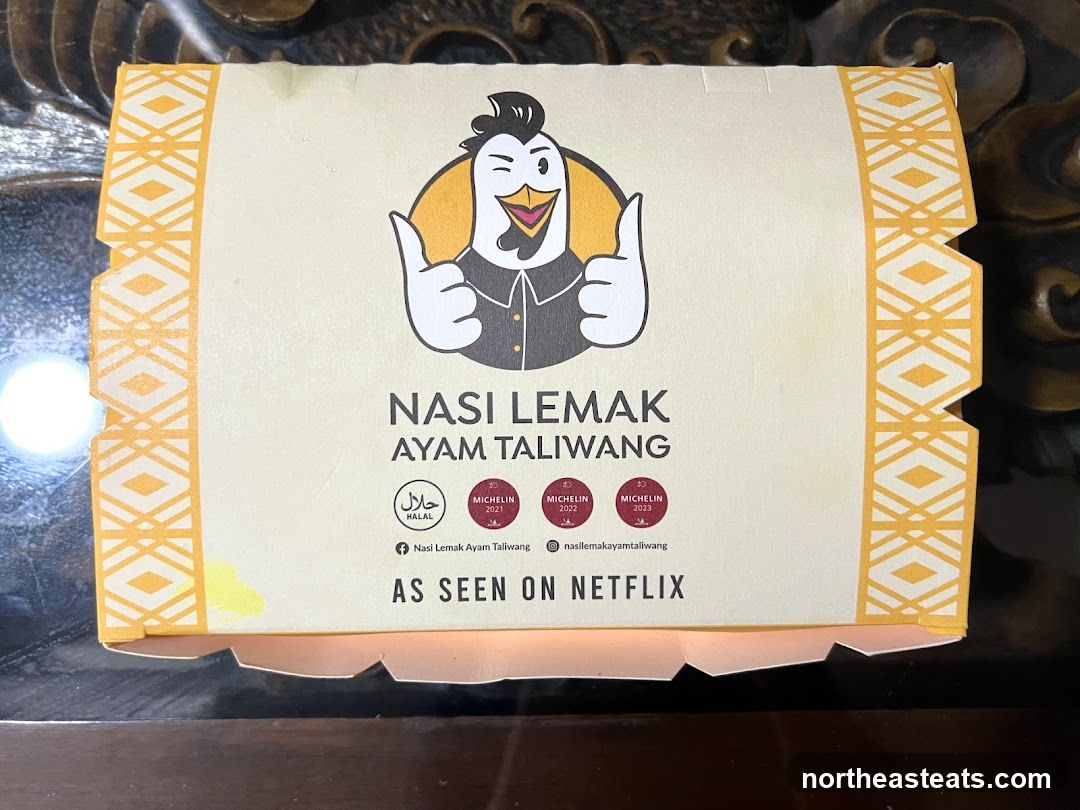 Nasi Lemak Ayam Taliwang Packaging