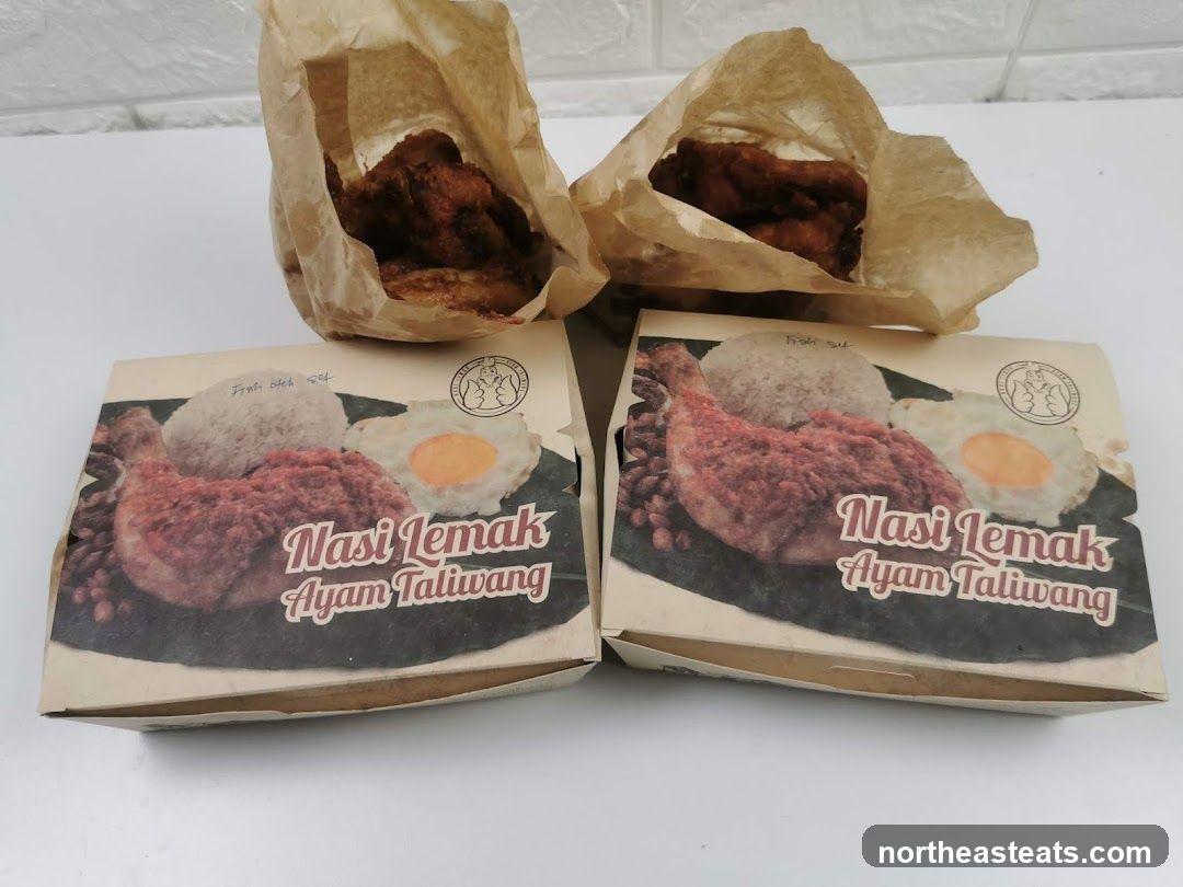 Nasi Lemak Ayam Taliwang Meal Boxes