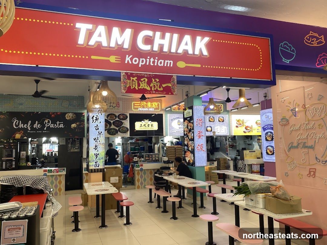 Food Court with Various Stalls