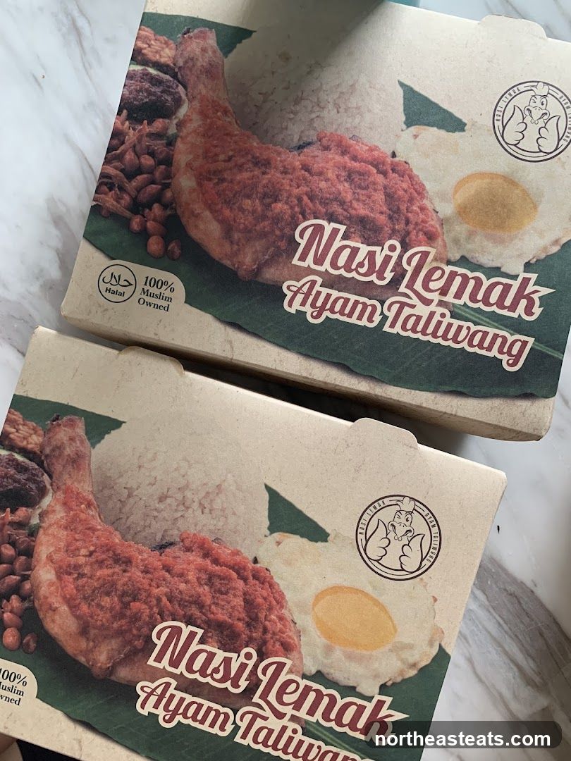 Nasi Lemak Ayam Taliwang Packaging