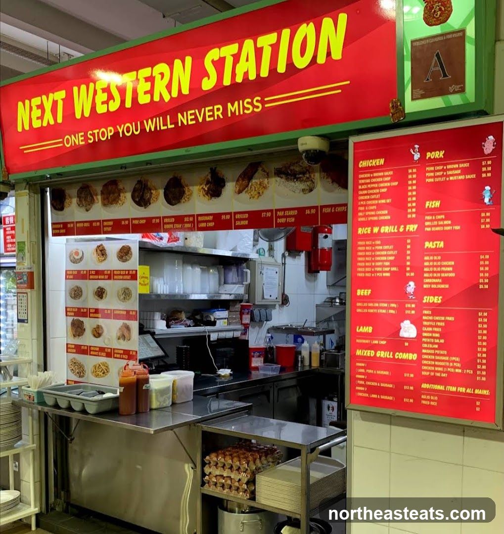 Next Western Station Menu