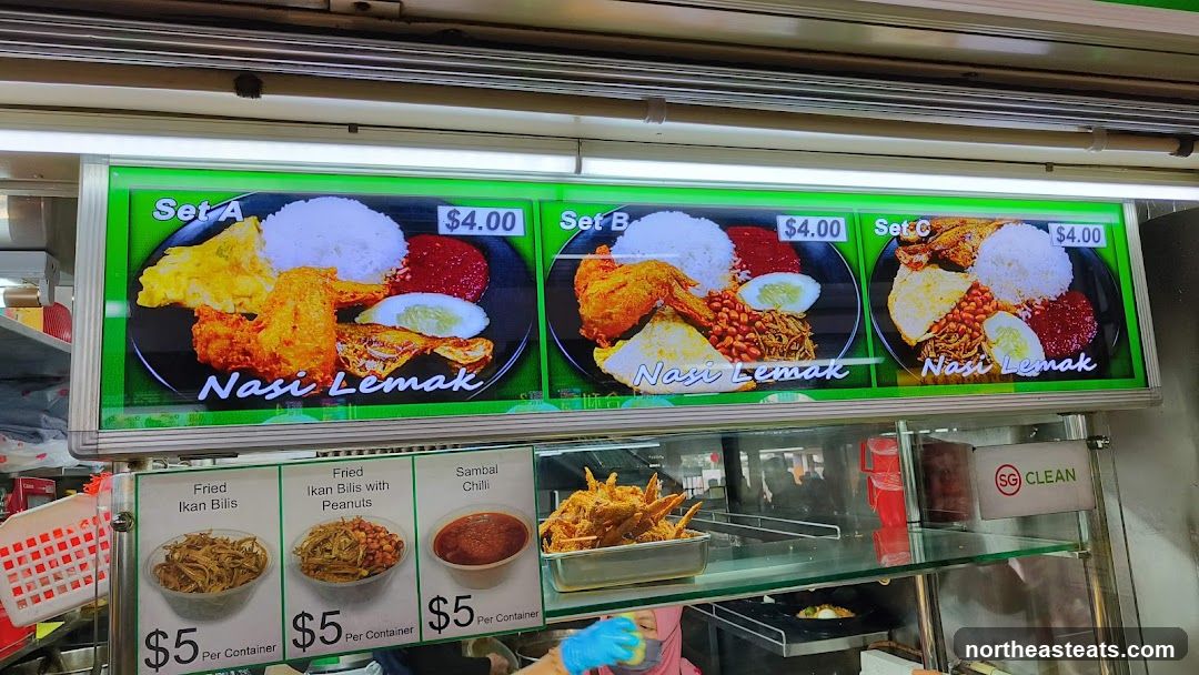 Nasi Lemak Menu