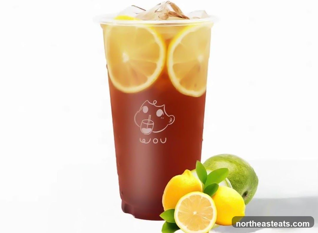 Iced Tea with Lemon Slices