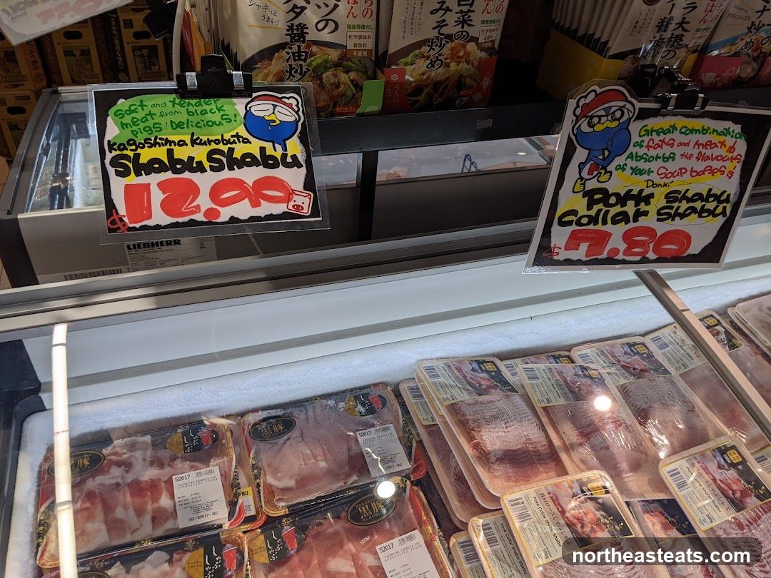 Shabu Shabu Meat Display