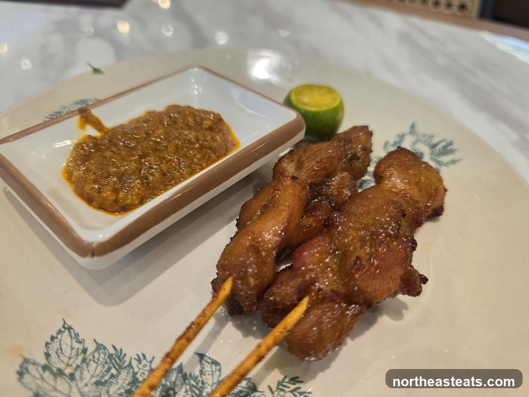 Chicken Satay with Peanut Sauce