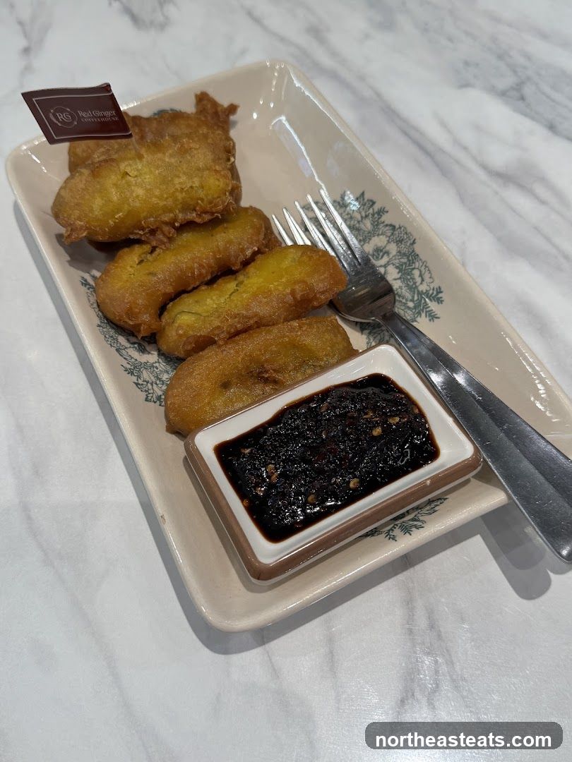 Fried Bananas with Dip