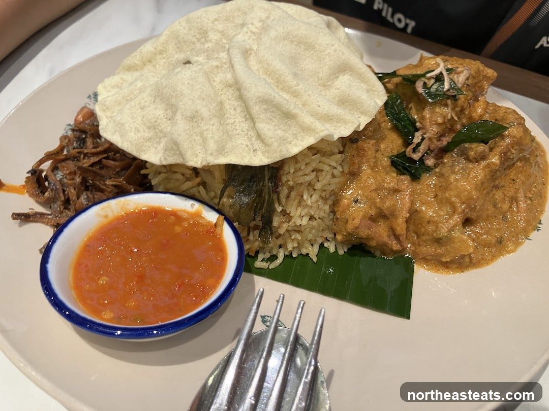 Chicken Curry Rice Plate
