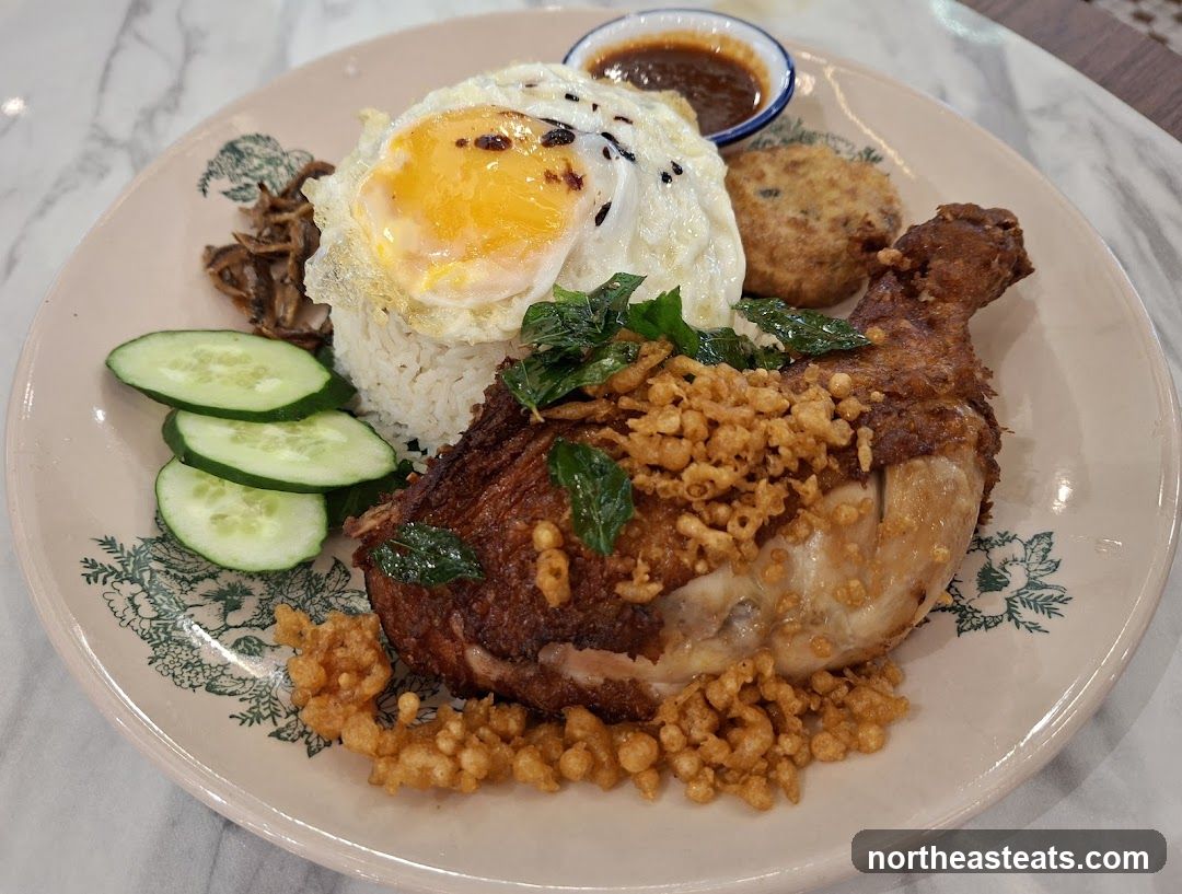 Fried Chicken Rice Plate