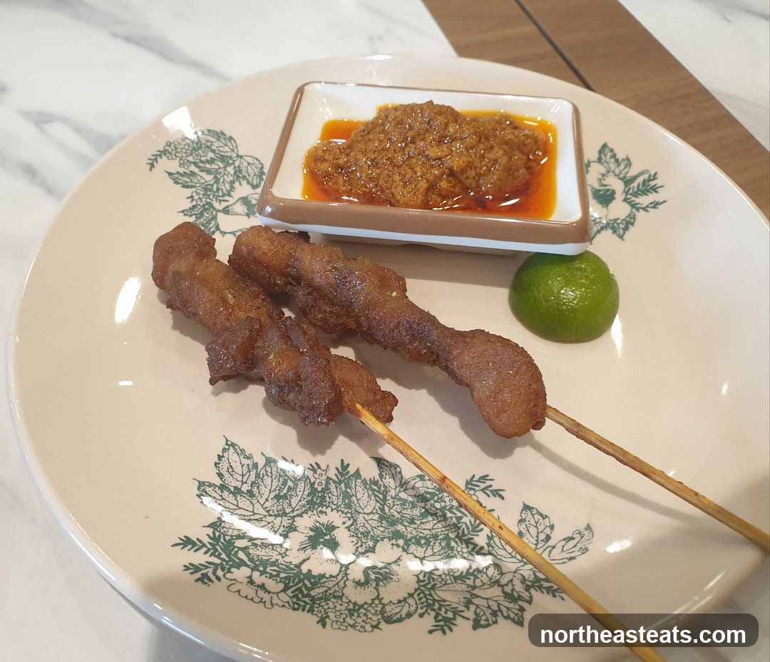 Satay Skewers with Peanut Sauce and Lime