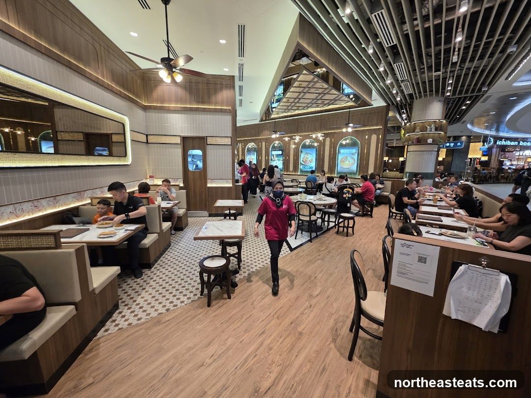 Restaurant Interior with Diners