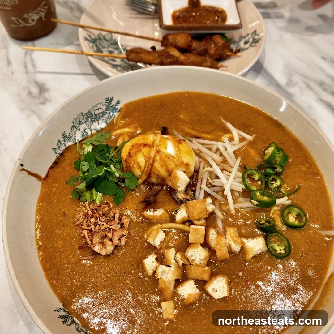 Noodle Dish with Satay and Sauce