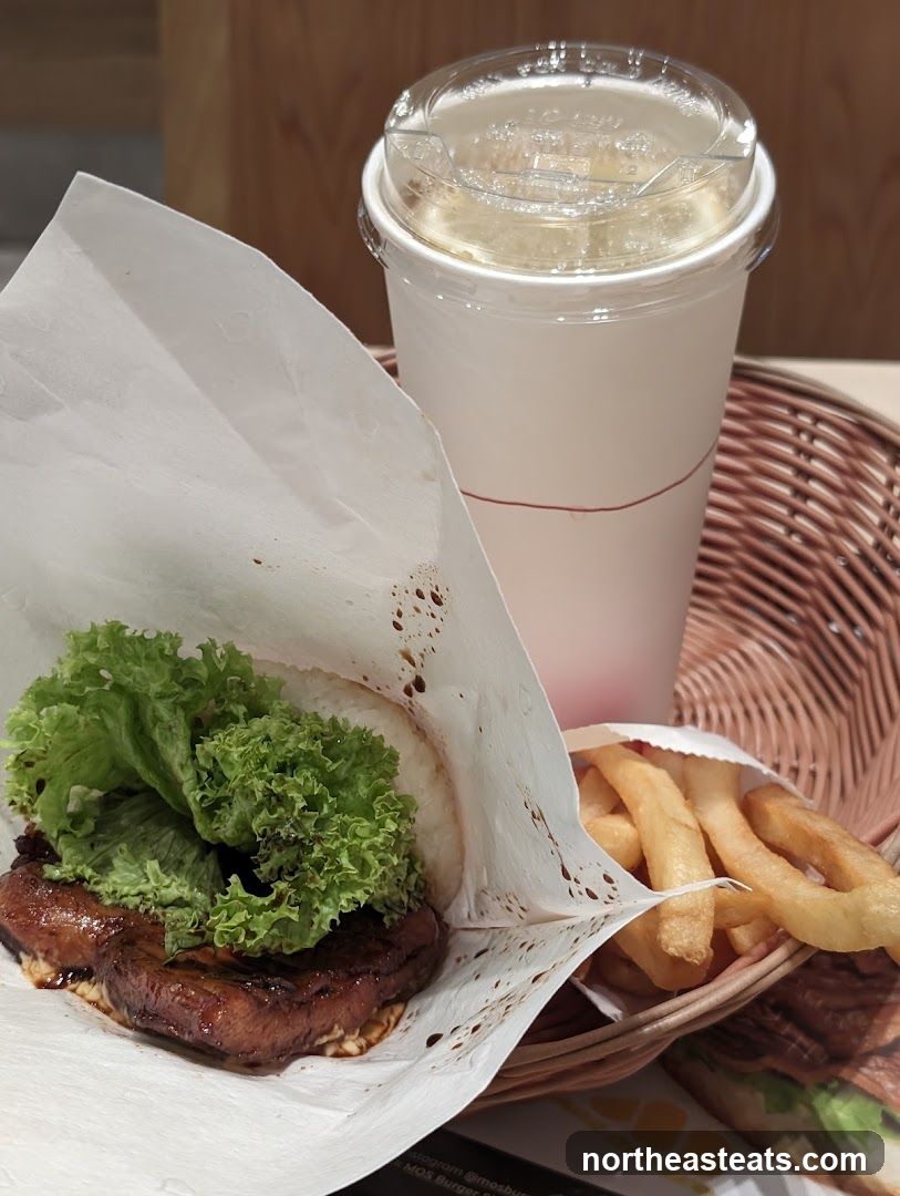 Burger and Fries Meal