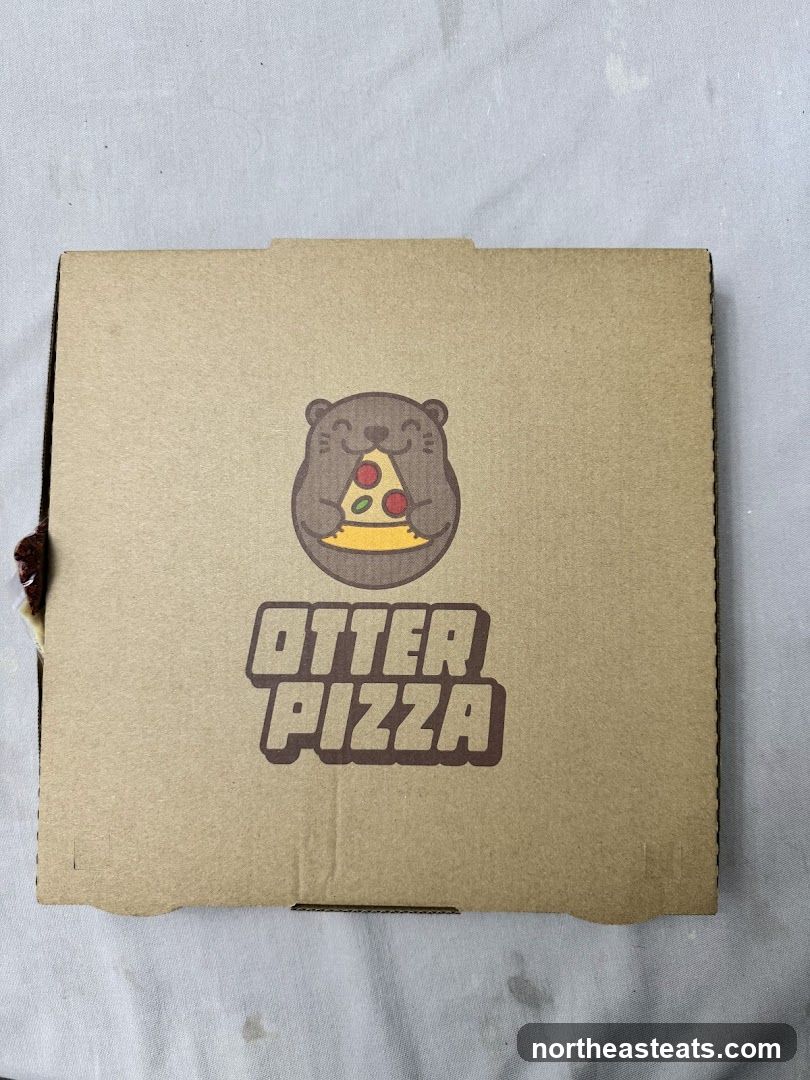 Pizza Box with Otter Logo