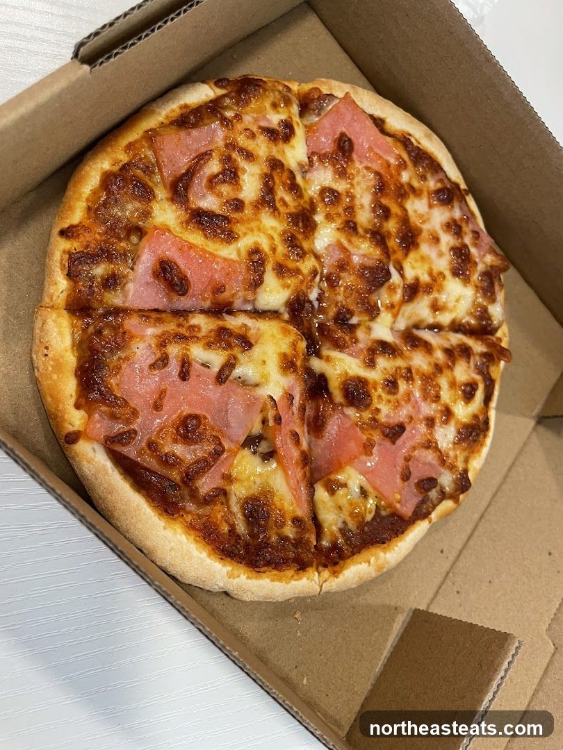 Ham and Cheese Pizza