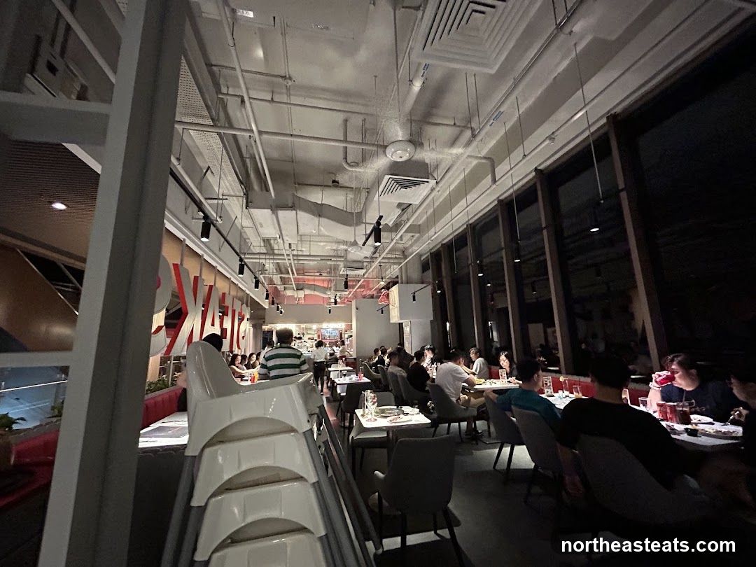 Restaurant Interior with Diners