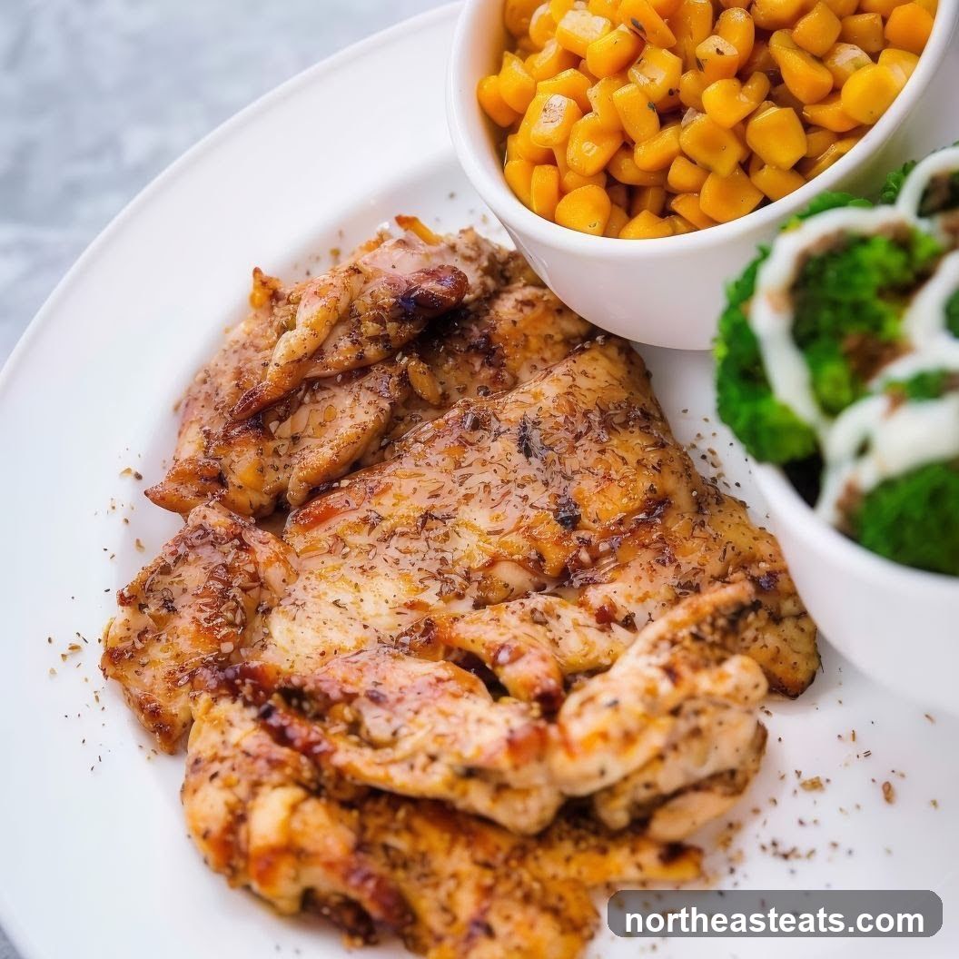 Grilled Chicken with Corn and Broccoli
