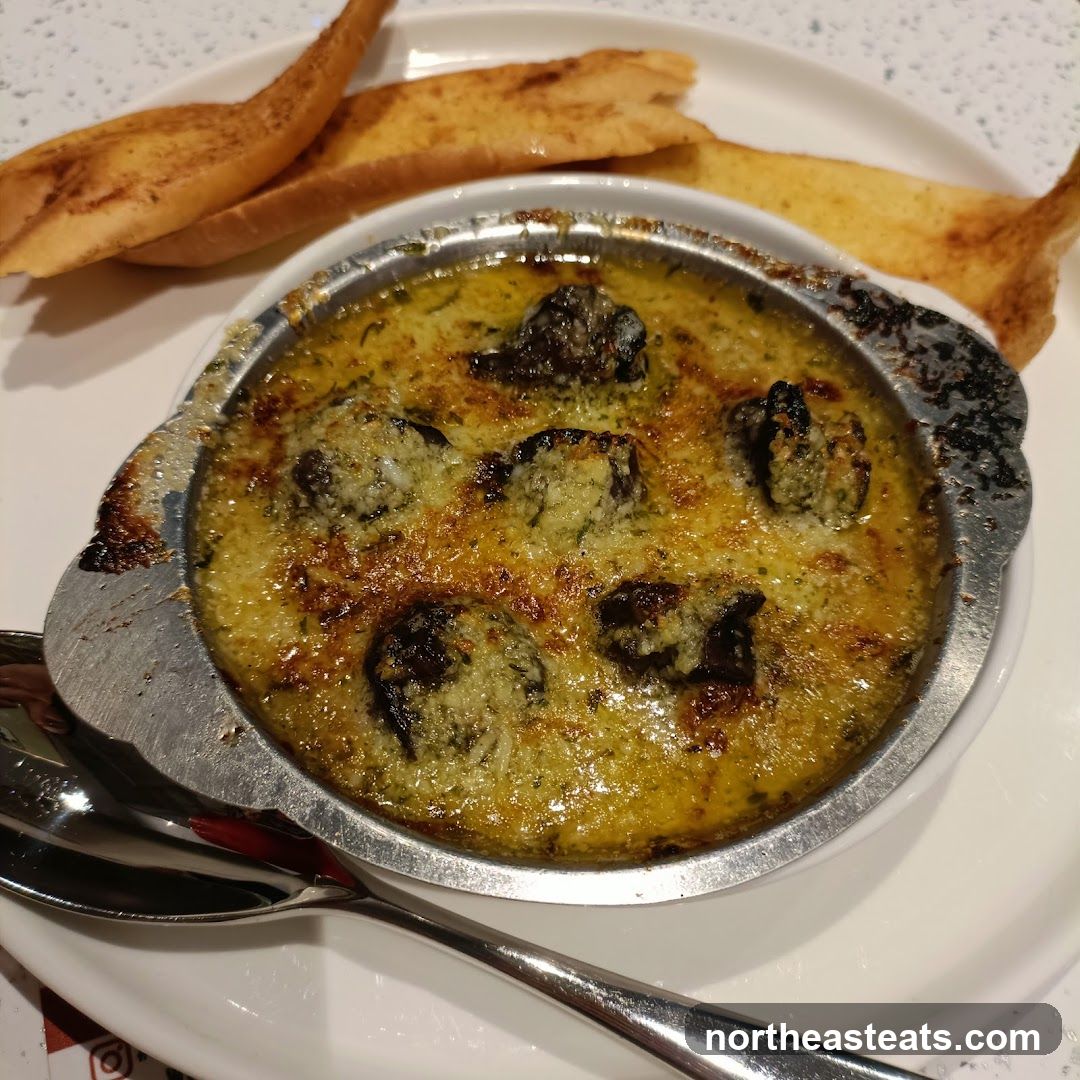 Escargots with Garlic Butter and Toasted Bread