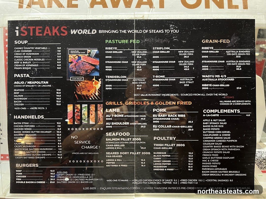iSteaks World Menu