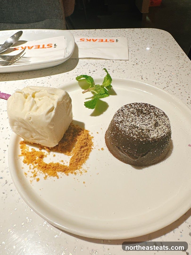 Chocolate Lava Cake with Ice Cream