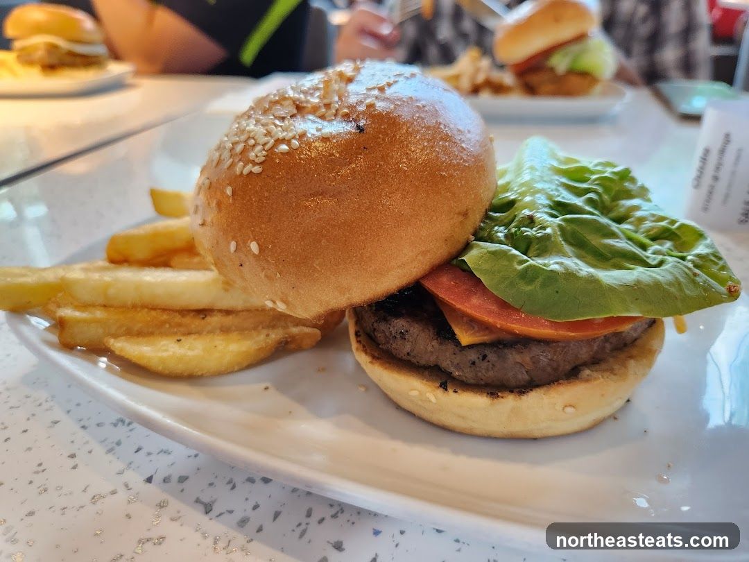 Burger and Fries