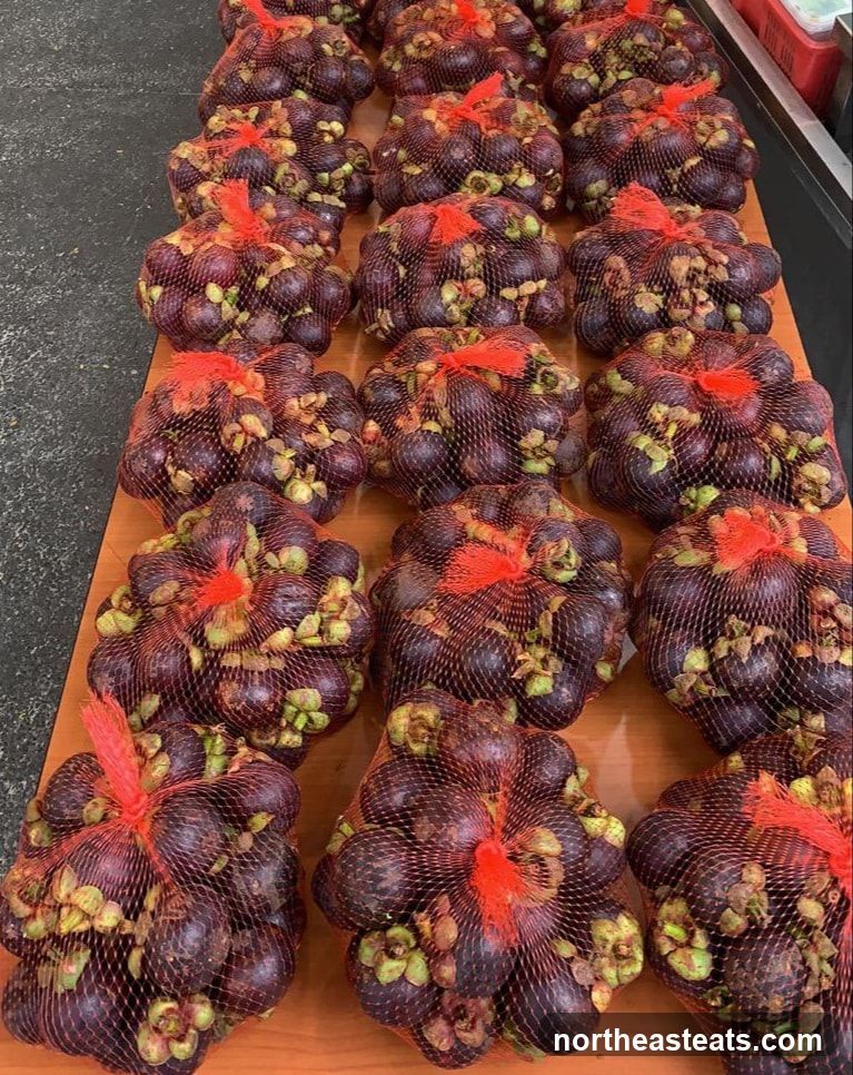Bags of Mangosteens