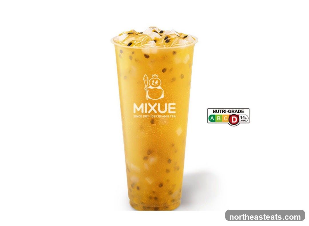 Passion Fruit Ice Cream Tea