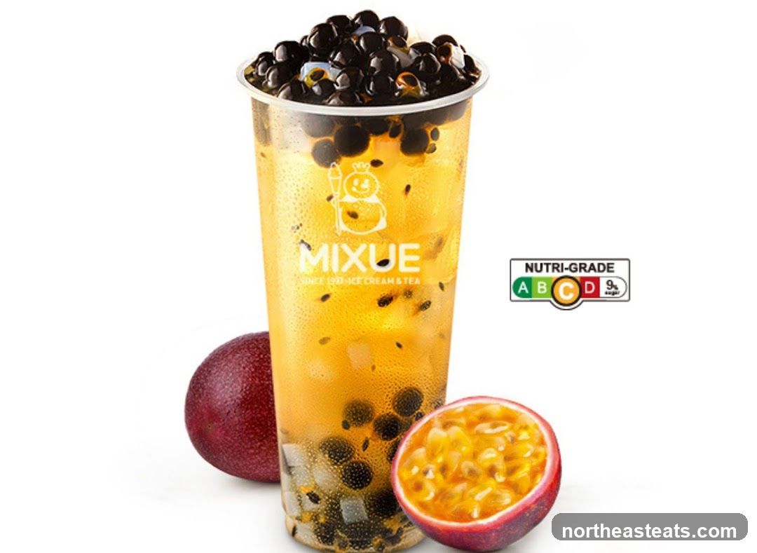 Passion Fruit Boba Tea