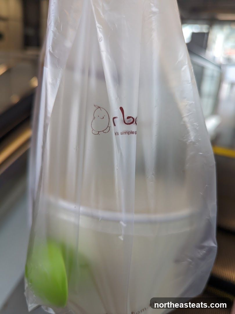 Plastic bag with logo