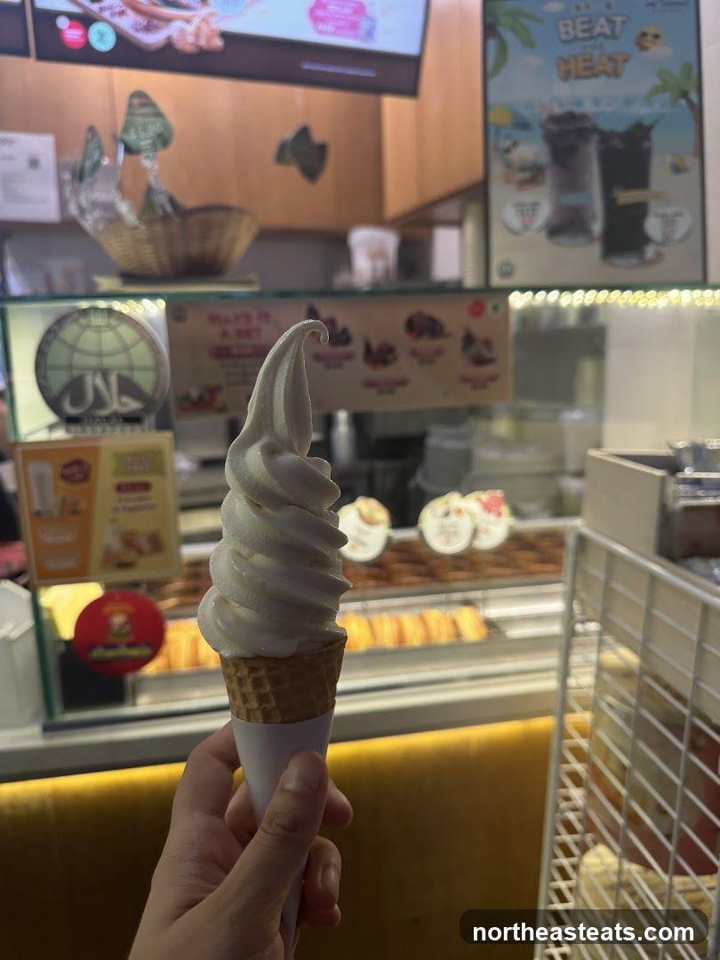 Soft Serve Ice Cream Cone