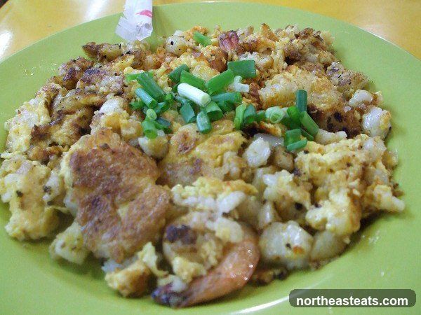 Fried Carrot Cake with Shrimp