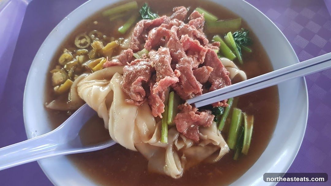 Beef noodle soup